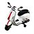 Mini Moto Elétrica Importway Vespa 12V BW-222BR - Branco - Imagem 1