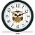Relógio de Parede Herweg Quartz Coruja 660109-034 Preto - Imagem 2