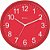 Relógio de Parede Herweg Quartz 660111-269 Vermelho Pantone - Imagem 1