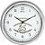 Relógio de Parede Herweg 28cm Quartz Bodas de Prata 6636-028 - Imagem 1