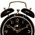 Relógio Despertador Herweg Mecânico 2385-034 Preto/Dourado - Imagem 2