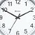 Relógio de Parede Herweg 22cm Quartz 6101-021 Branco - Imagem 2