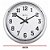 Relógio de Parede Herweg 40cm Quartz 6128-028 Cromado Liso - Imagem 2
