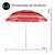 Guarda-Sol Importway 2,40M Estampa Vermelha IWGS-240-02 - Imagem 6