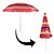 Guarda-Sol Importway 2,40M Estampa Vermelha IWGS-240-02 - Imagem 2