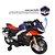 Mini Moto Elétrica Importway 12V Aprilia RSV4 BW268 - Azul - Imagem 4
