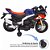 Mini Moto Elétrica Importway 12V Aprilia RSV4 BW268 - Azul - Imagem 5