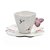 Conjunto 6 Xícaras de Café C/ Pires Borboletas Wolff 1162 - Imagem 2