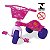 Triciclo Infantil Fofete Com Cestinha Xalingo Ref.07665 Rosa - Imagem 3