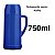 Garrafa Térmica Invicta Eureka Rolha 750ml - Incess Blue - Imagem 2