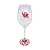 Taça de Vinho Decorada Catuaí Namorados LOVE 385ml - Imagem 1