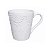 Caneca Oxford Dalas 280ml Com Alto-relevo - Branco - Imagem 1