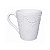 Caneca Oxford Dalas 280ml Com Alto-relevo - Branco - Imagem 2