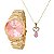 Relógio Feminino Tuguir + Colar TG112 TG35047 - Dourado - Imagem 1