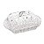 Manteigueira de Cristal Tress Lyor 17x10,5x8cm Ref.1219 - Imagem 1