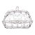 Manteigueira de Cristal Tress Lyor 17x10,5x8cm Ref.1219 - Imagem 3