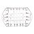 Manteigueira de Cristal Tress Lyor 17x10,5x8cm Ref.1219 - Imagem 5