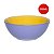 Tigela Bowl de Cerâmica Oxford 600ml 16cm - Lilás e Amarelo - Imagem 2