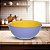 Tigela Bowl de Cerâmica Oxford 600ml 16cm - Lilás e Amarelo - Imagem 4