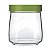 Pote de Vidro Com Tampa Nadir 800ml Mandacaru Verde - Imagem 1