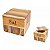 Saleiro Primium Stolf Madeira Teca 12x12x10cm Ref.1205 - Imagem 3