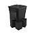 Kit Banheiro Stolf 4 Peças Com Caixa REF. 1555-P - Preto - Imagem 1