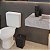 Kit Banheiro Stolf 4 Peças Com Caixa REF. 1555-P - Preto - Imagem 2