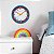 Relógio de Parede Herweg 26cm Quartz 6690-267 Azul Turqueza - Imagem 3