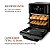 Fritadeira Air Fryer + Forno Mondial 2200W AFO-12L-FB 220V - Imagem 2
