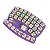 Brinquedo Monta Palavras Tateti Calesita Ref.816 Roxo - Imagem 2