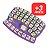 Brinquedo Monta Palavras Tateti Calesita Ref.816 Roxo - Imagem 5