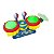 Brinquedo Musical Play Show Calesita Tateti Ref.829 Amarelo - Imagem 1