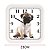 Relógio de Parede Ambiente 23cm Cachorro 119054-141 Branco - Imagem 2