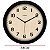 Relógio de Parede Ambiente 28cm Quartz 119056-034 Preto - Imagem 2