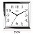 Relógio de Parede Ambiente 25cm 119072-028 Cromado Liso - Imagem 2