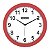 Relógio de Parede Ambiente 28cm Quartz 1926-044 Vermelho - Imagem 1