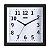 Relógio de Parede Ambiente 25cm Quartz 119004-034 Preto - Imagem 1