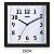 Relógio de Parede Ambiente 25cm Quartz 119004-034 Preto - Imagem 2