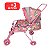 Carrinho Para Boneca Luxo Mep Kids Ref.B7 Rosa Unicórnios - Imagem 3