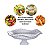 Saladeira e Fruteira de Vidro com Pé Gourmet Ruvolo R.456101 - Imagem 3