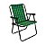 Cadeira de Praia MOR Xadrez Oliva Ref.2053 - Verde e Azul - Imagem 1