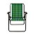 Cadeira de Praia MOR Xadrez Oliva Ref.2053 - Verde e Azul - Imagem 2