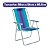 Cadeira de Praia Alta Conforto MOR Alumínio Ref.2136 Roxo - Imagem 8