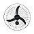 Ventilador de Parede Ventisol New 60cm Ref.490 Preto 127V - Imagem 1
