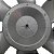 Hélice de Ventilador Britânia Philco 6 Pás 40cm Cinza Escuro - Imagem 4