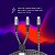 Cabo USB-C Para 2x USB-C Geonav DualFast UCC08M Cinza - Imagem 3