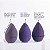Esponja Para Maquiagem Oceane Sister Blend - Roxo - Imagem 5