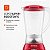 Liquidificador Mondial 550W Easy Power L-550-R Vermelho 127V - Imagem 3