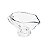 Jogo com 5 Molheiras de Cristal Lyor Seul 50ml Seul Ref.7451 - Imagem 3