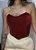 Corset Cry Baby - Veludo Vermelho. - Imagem 4